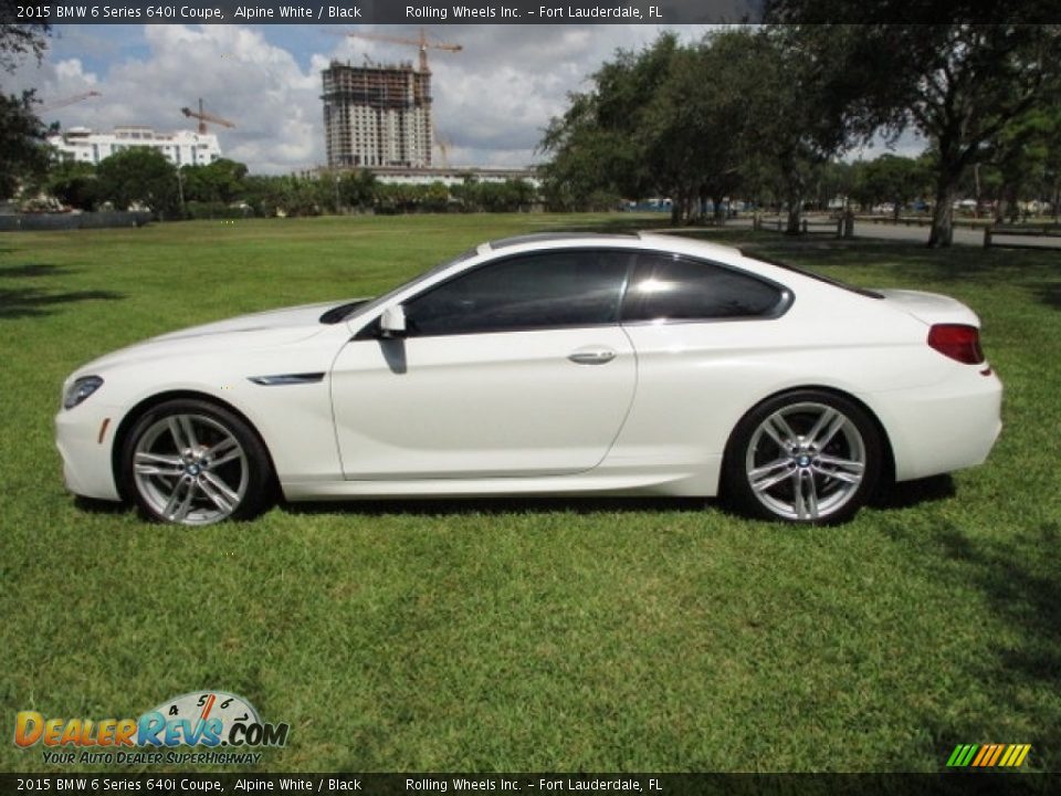 Alpine White 2015 BMW 6 Series 640i Coupe Photo #11