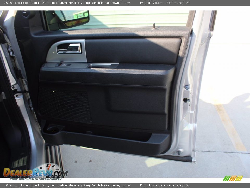 2016 Ford Expedition EL XLT Ingot Silver Metallic / King Ranch Mesa Brown/Ebony Photo #31