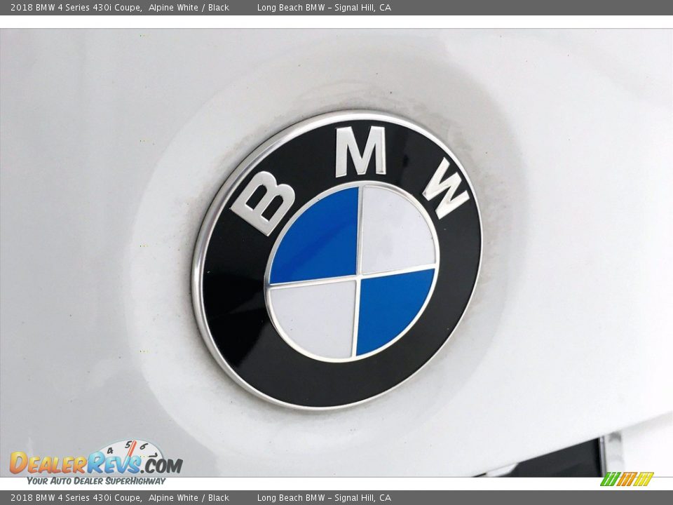 2018 BMW 4 Series 430i Coupe Alpine White / Black Photo #33