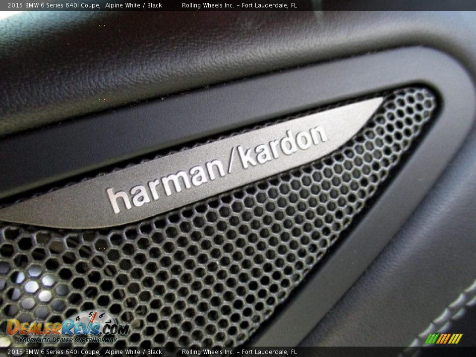 2015 BMW 6 Series 640i Coupe Alpine White / Black Photo #18