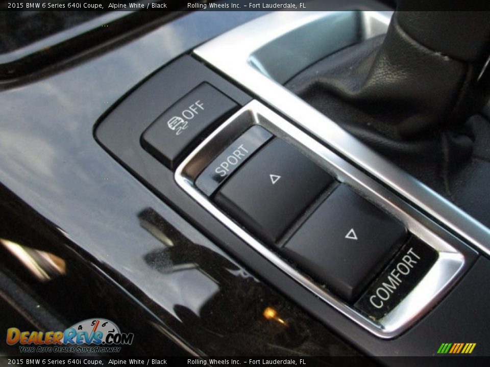 2015 BMW 6 Series 640i Coupe Alpine White / Black Photo #20