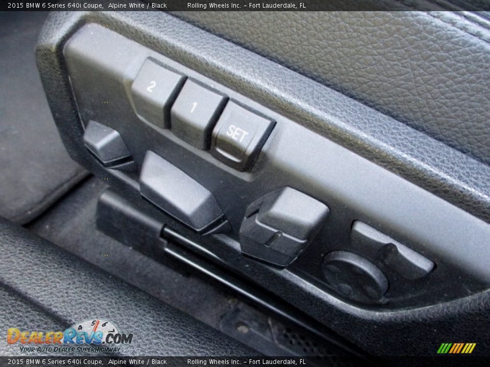 2015 BMW 6 Series 640i Coupe Alpine White / Black Photo #30