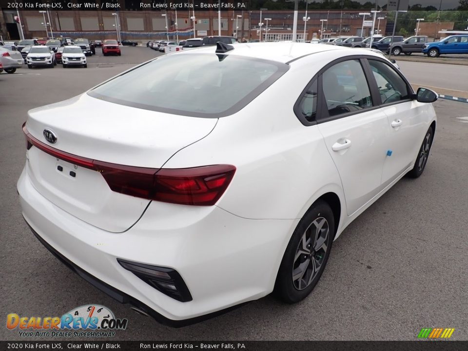 2020 Kia Forte LXS Clear White / Black Photo #2