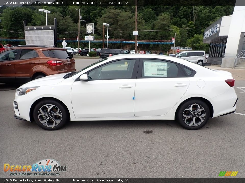 2020 Kia Forte LXS Clear White / Black Photo #6