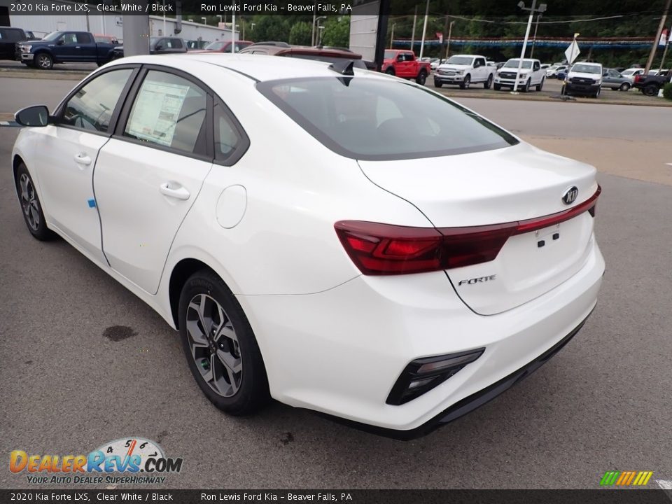 2020 Kia Forte LXS Clear White / Black Photo #7