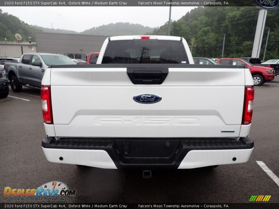 2020 Ford F150 STX SuperCab 4x4 Oxford White / Medium Earth Gray Photo #6