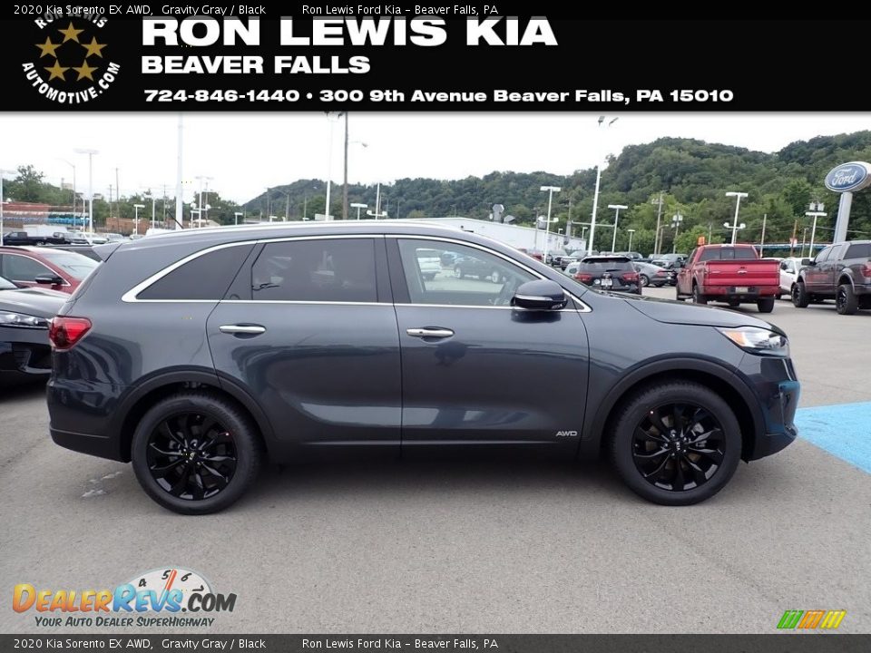 2020 Kia Sorento EX AWD Gravity Gray / Black Photo #1