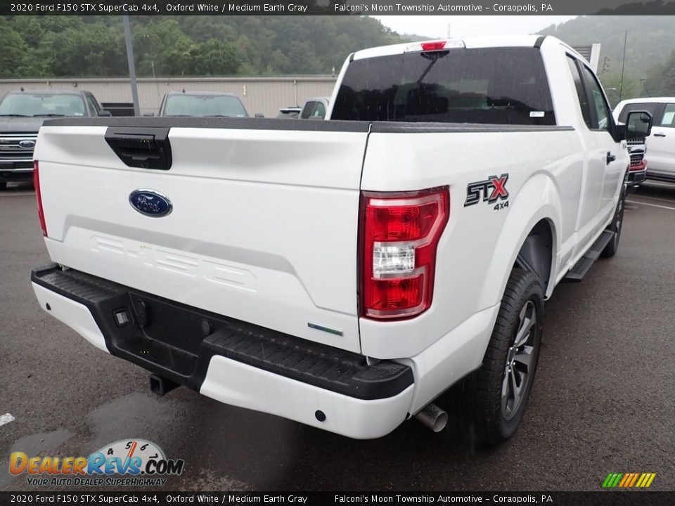 2020 Ford F150 STX SuperCab 4x4 Oxford White / Medium Earth Gray Photo #7