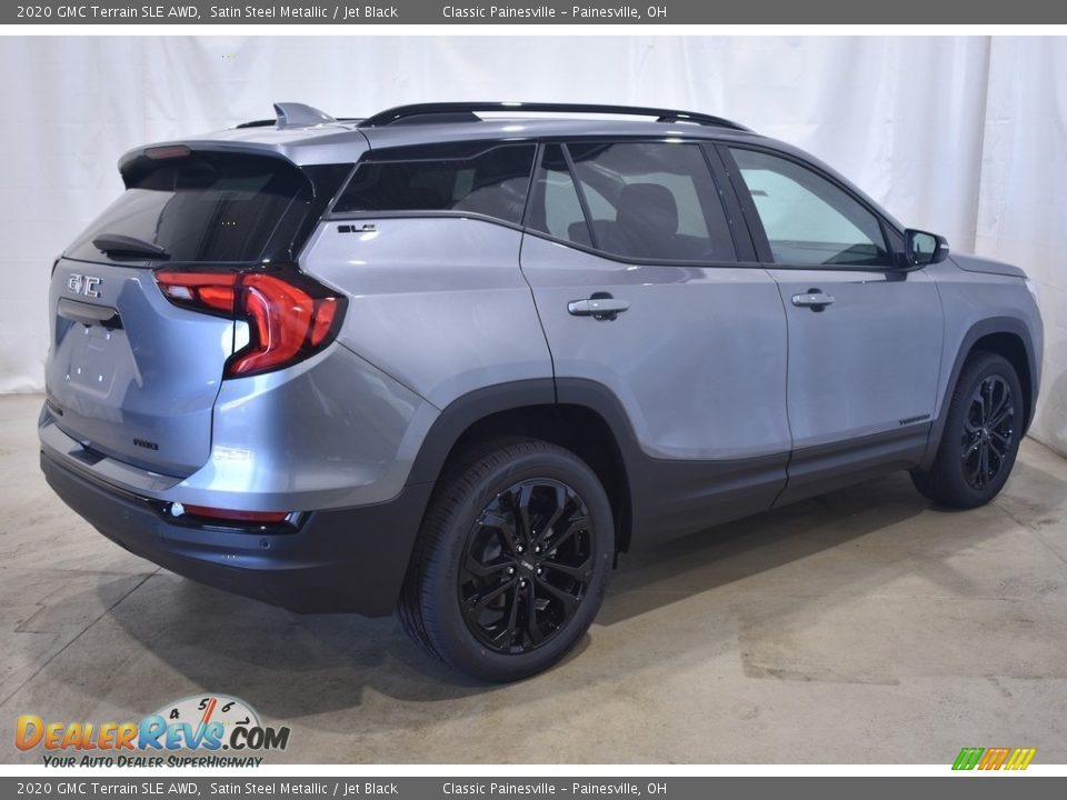 2020 GMC Terrain SLE AWD Satin Steel Metallic / Jet Black Photo #2