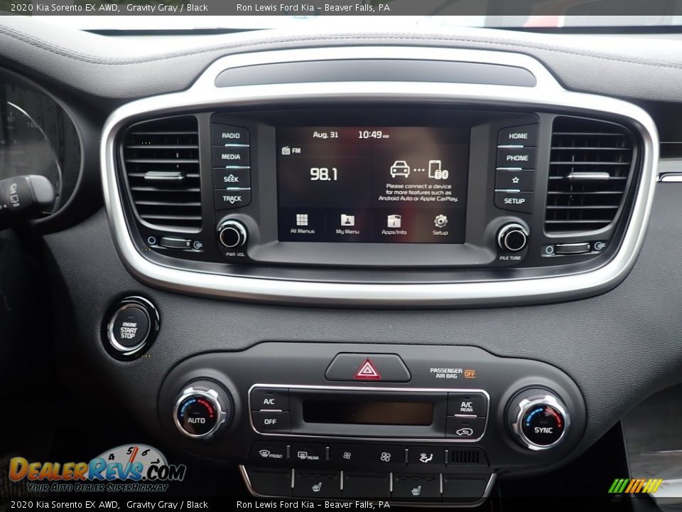2020 Kia Sorento EX AWD Gravity Gray / Black Photo #17
