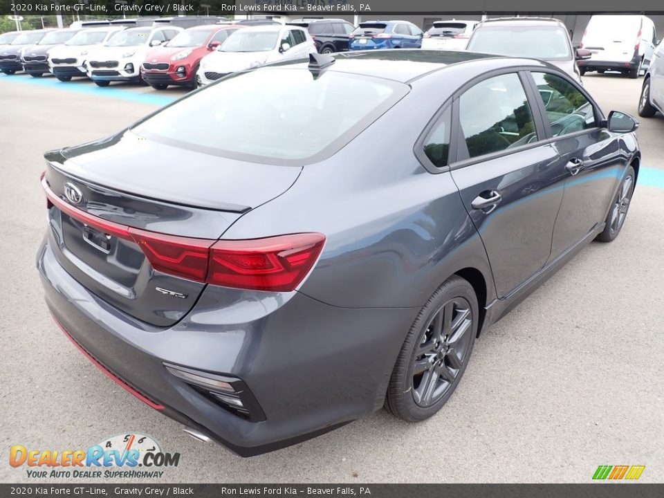 2020 Kia Forte GT-Line Gravity Grey / Black Photo #2