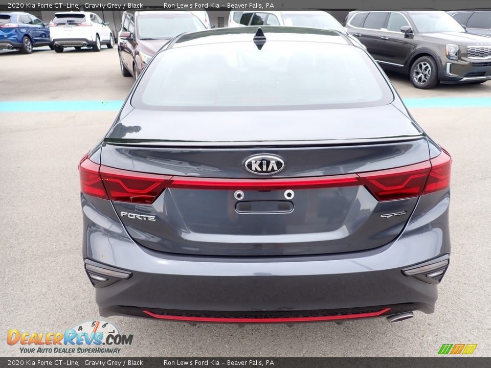 2020 Kia Forte GT-Line Gravity Grey / Black Photo #8