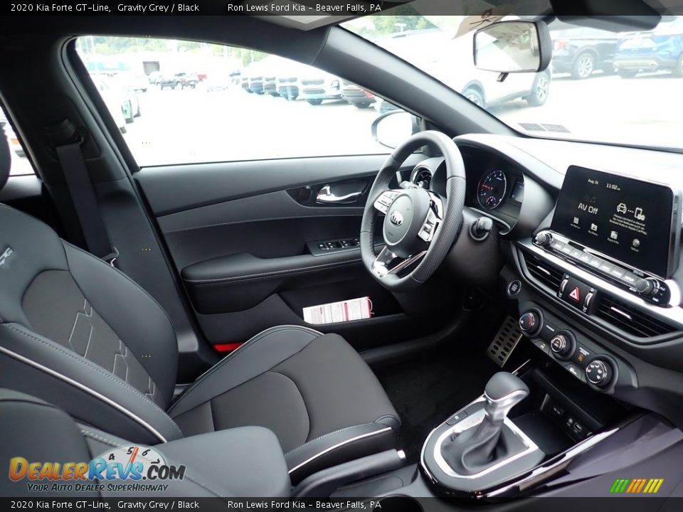 2020 Kia Forte GT-Line Gravity Grey / Black Photo #12