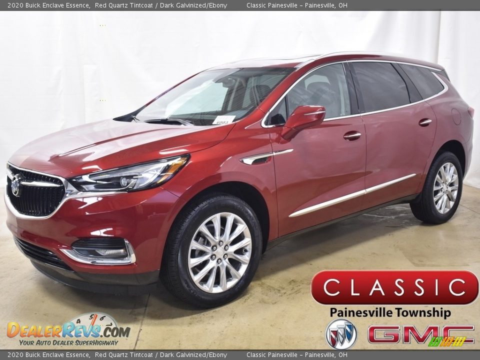 2020 Buick Enclave Essence Red Quartz Tintcoat / Dark Galvinized/Ebony Photo #1
