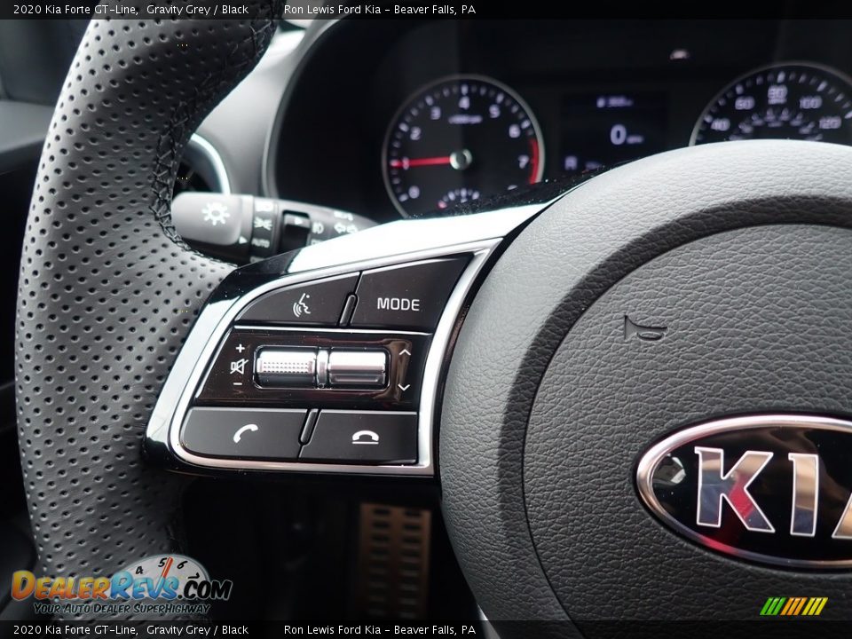 2020 Kia Forte GT-Line Gravity Grey / Black Photo #19