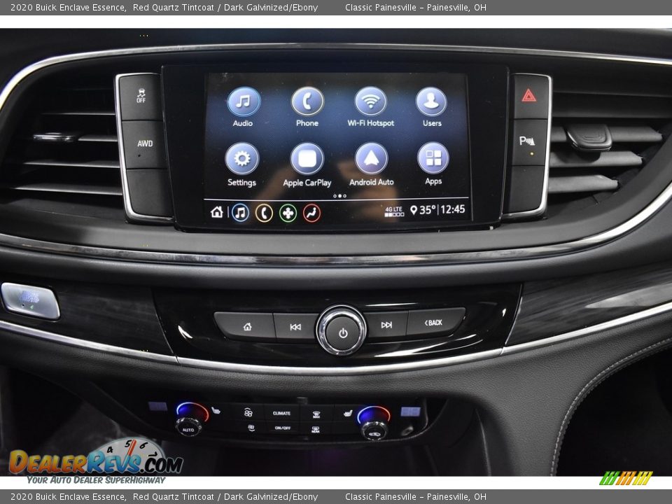 2020 Buick Enclave Essence Red Quartz Tintcoat / Dark Galvinized/Ebony Photo #11