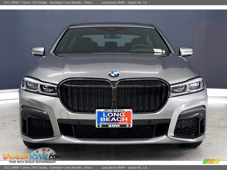 2021 BMW 7 Series 740i Sedan Donington Grey Metallic / Black Photo #2
