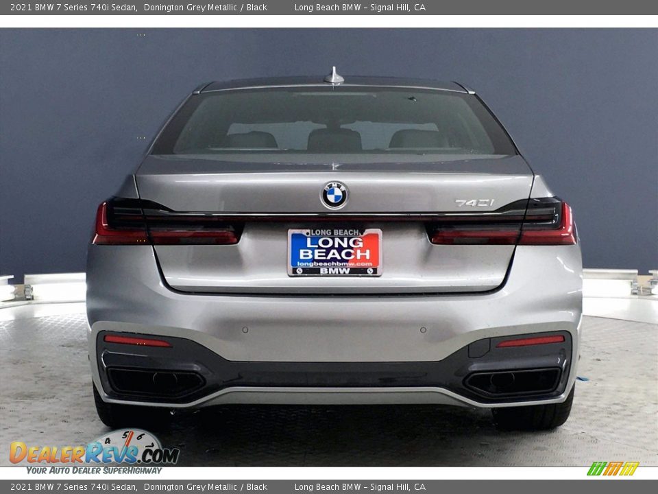 2021 BMW 7 Series 740i Sedan Donington Grey Metallic / Black Photo #4