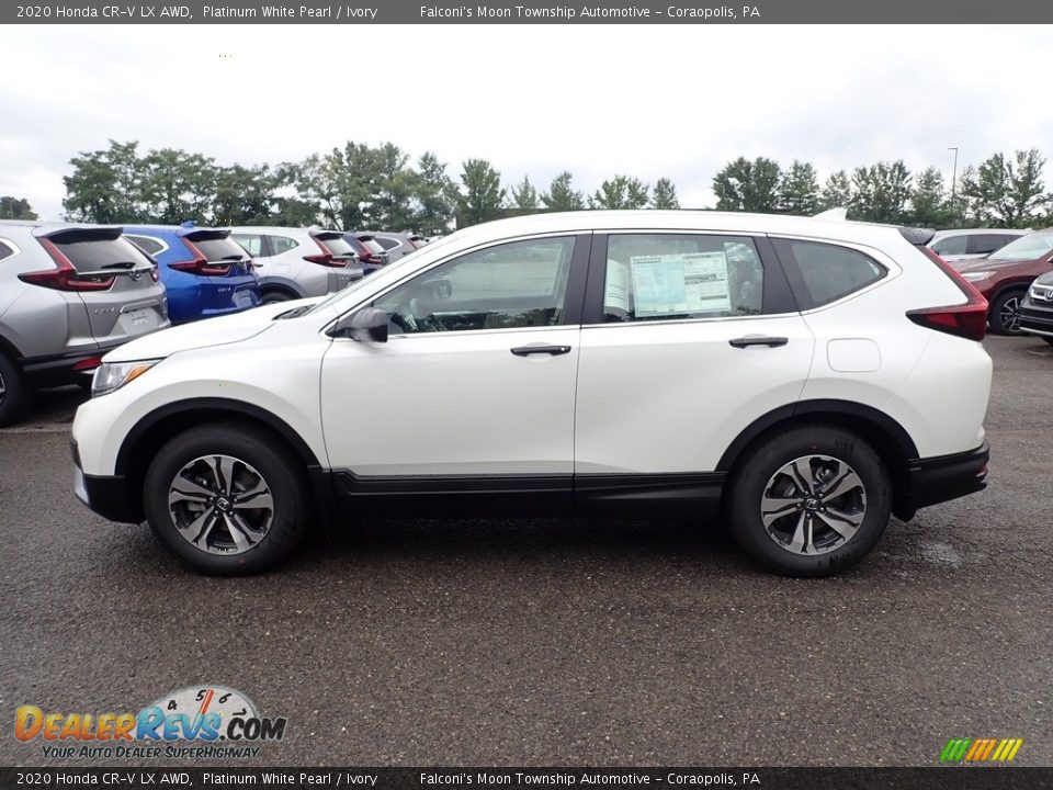 2020 Honda CR-V LX AWD Platinum White Pearl / Ivory Photo #2