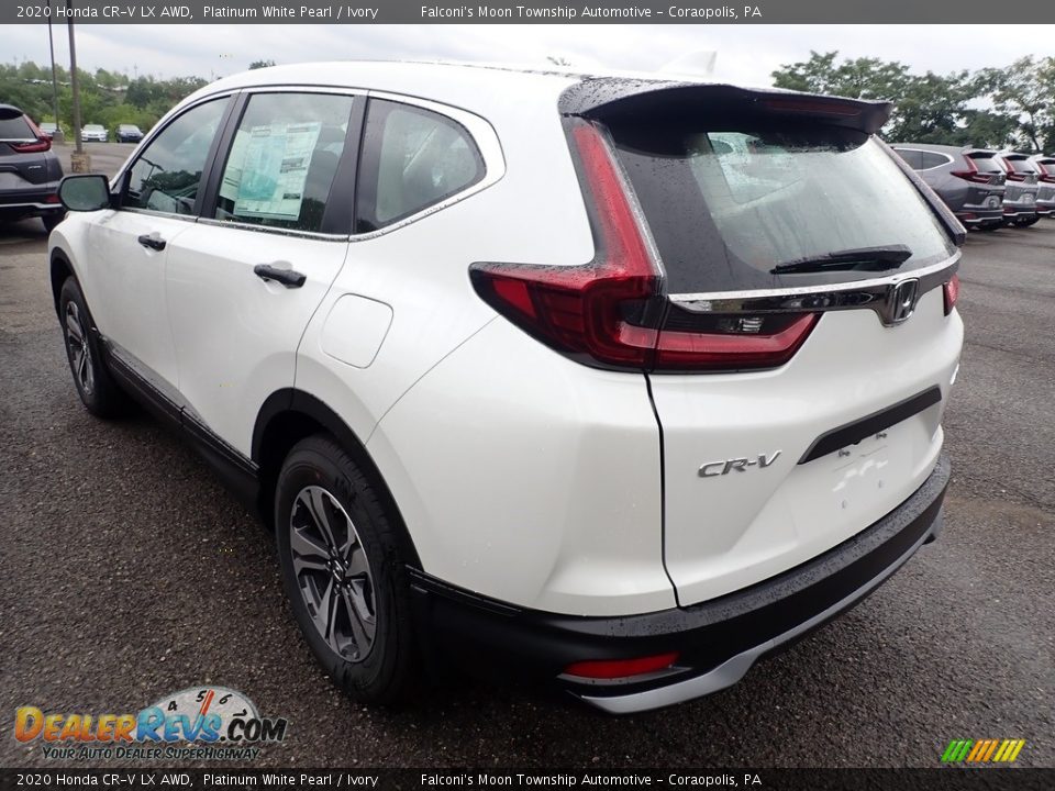 2020 Honda CR-V LX AWD Platinum White Pearl / Ivory Photo #3