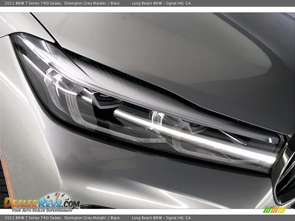 2021 BMW 7 Series 740i Sedan Donington Grey Metallic / Black Photo #14
