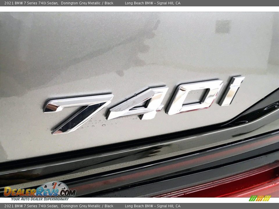 2021 BMW 7 Series 740i Sedan Donington Grey Metallic / Black Photo #16