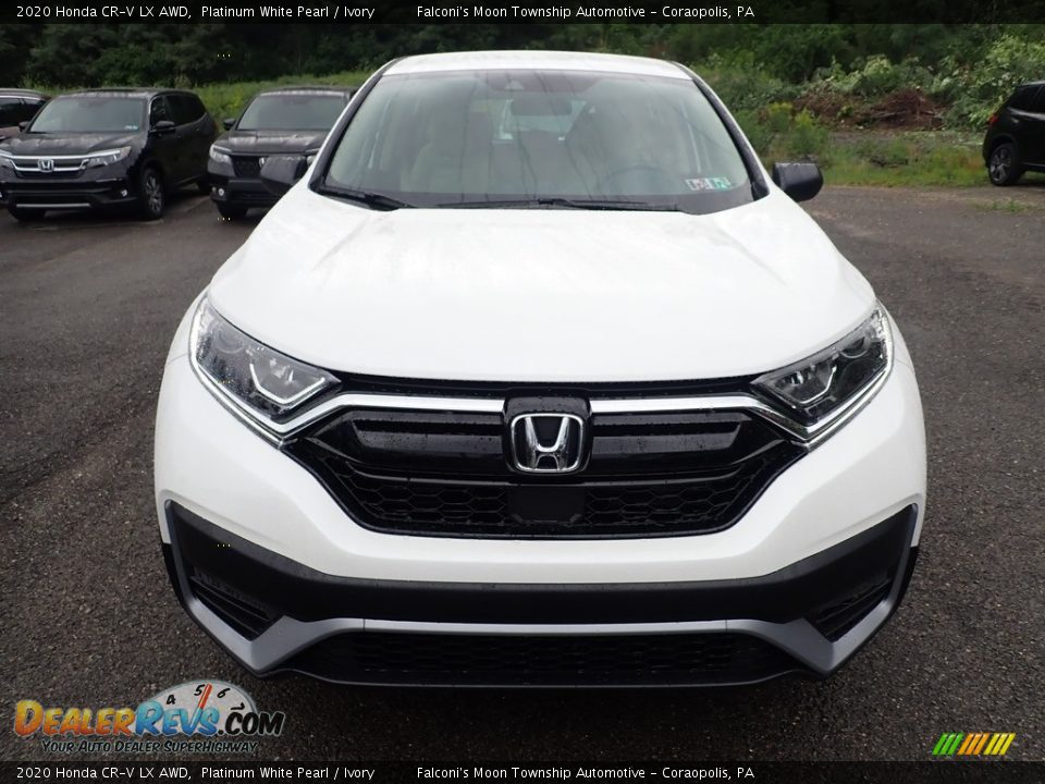 2020 Honda CR-V LX AWD Platinum White Pearl / Ivory Photo #7