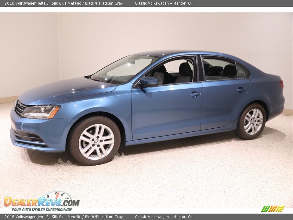 Silk Blue Metallic 2018 Volkswagen Jetta S Photo #3