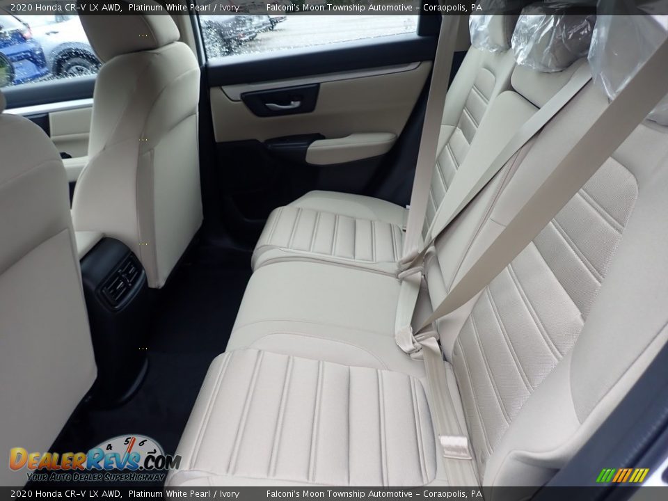 2020 Honda CR-V LX AWD Platinum White Pearl / Ivory Photo #10