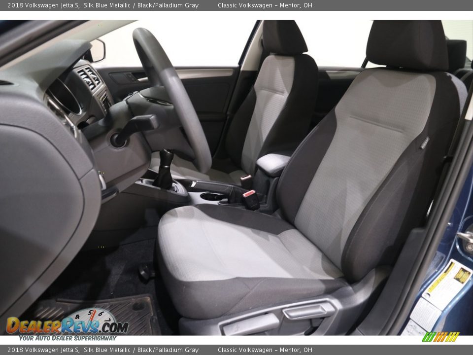 2018 Volkswagen Jetta S Silk Blue Metallic / Black/Palladium Gray Photo #5