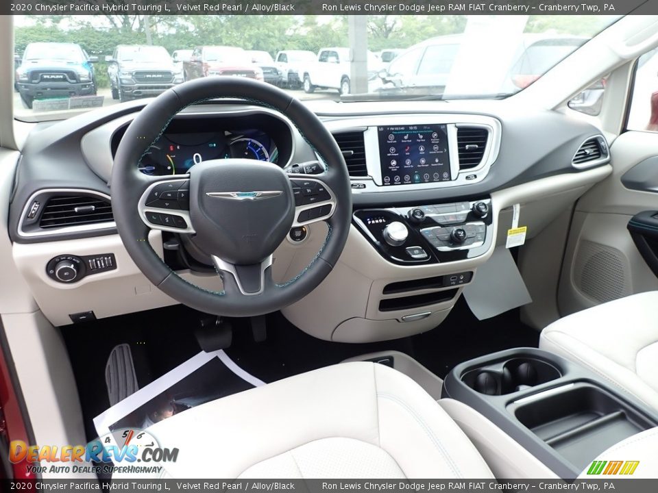Alloy/Black Interior - 2020 Chrysler Pacifica Hybrid Touring L Photo #16