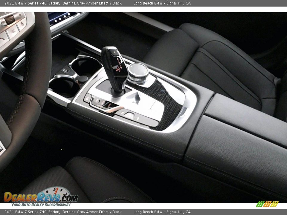 2021 BMW 7 Series 740i Sedan Bernina Gray Amber Effect / Black Photo #8