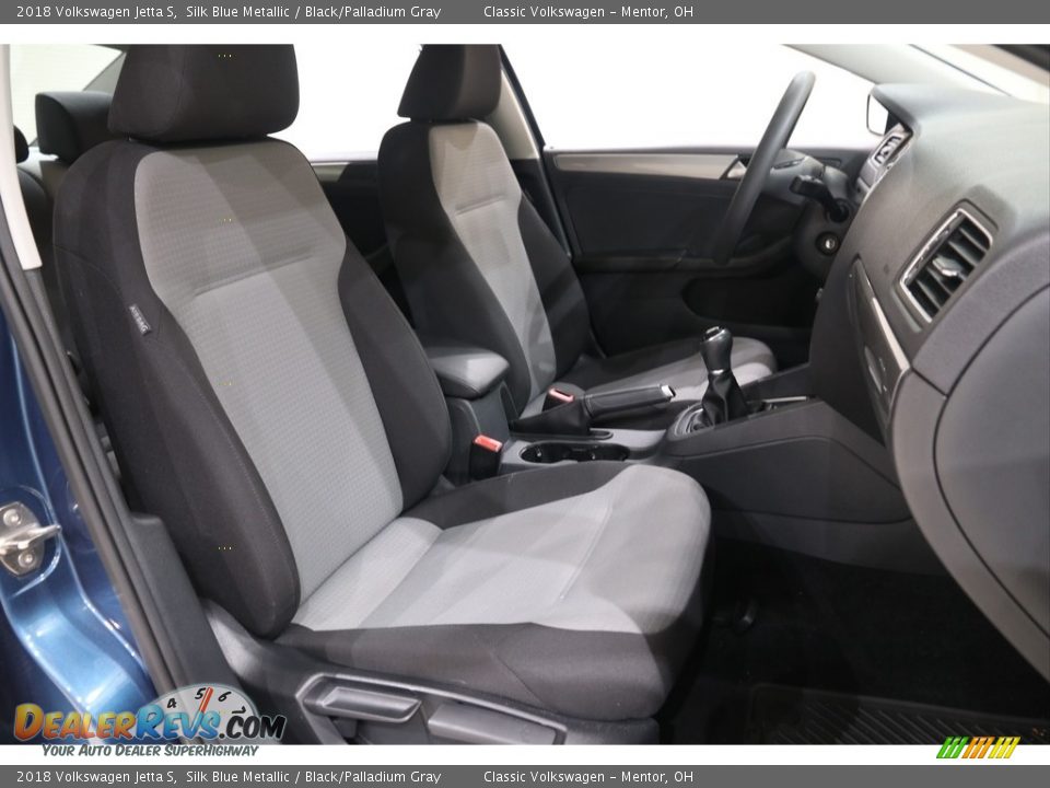 2018 Volkswagen Jetta S Silk Blue Metallic / Black/Palladium Gray Photo #13