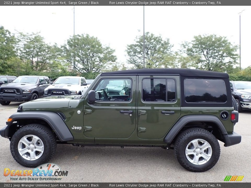 Sarge Green 2021 Jeep Wrangler Unlimited Sport 4x4 Photo #9