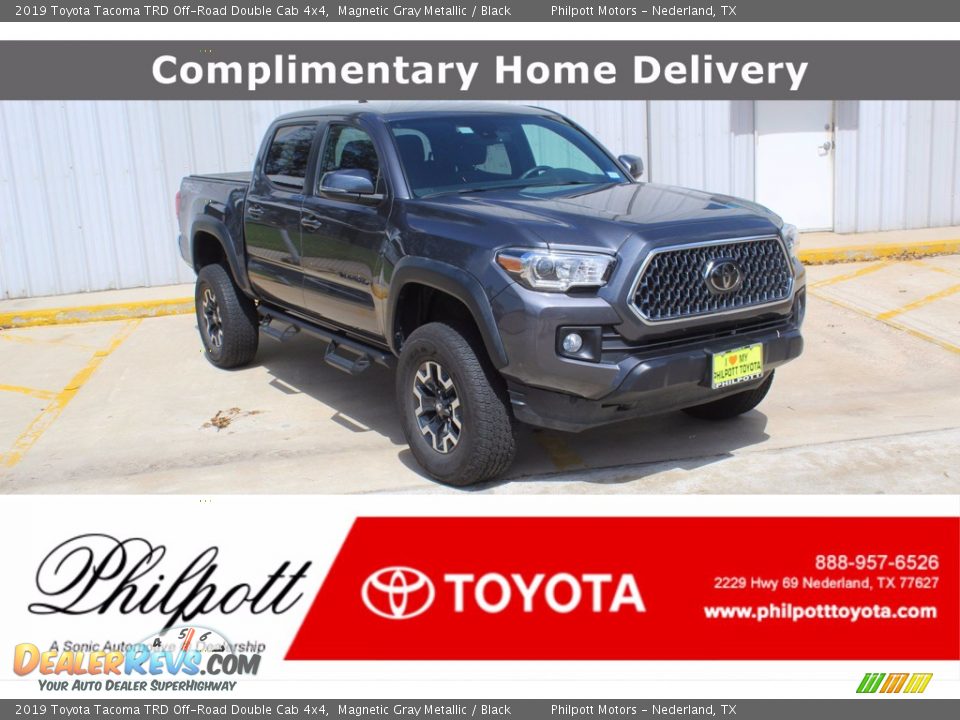 2019 Toyota Tacoma TRD Off-Road Double Cab 4x4 Magnetic Gray Metallic / Black Photo #1
