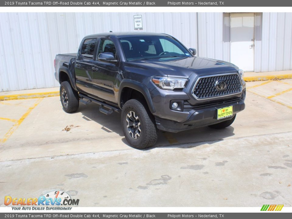 2019 Toyota Tacoma TRD Off-Road Double Cab 4x4 Magnetic Gray Metallic / Black Photo #2