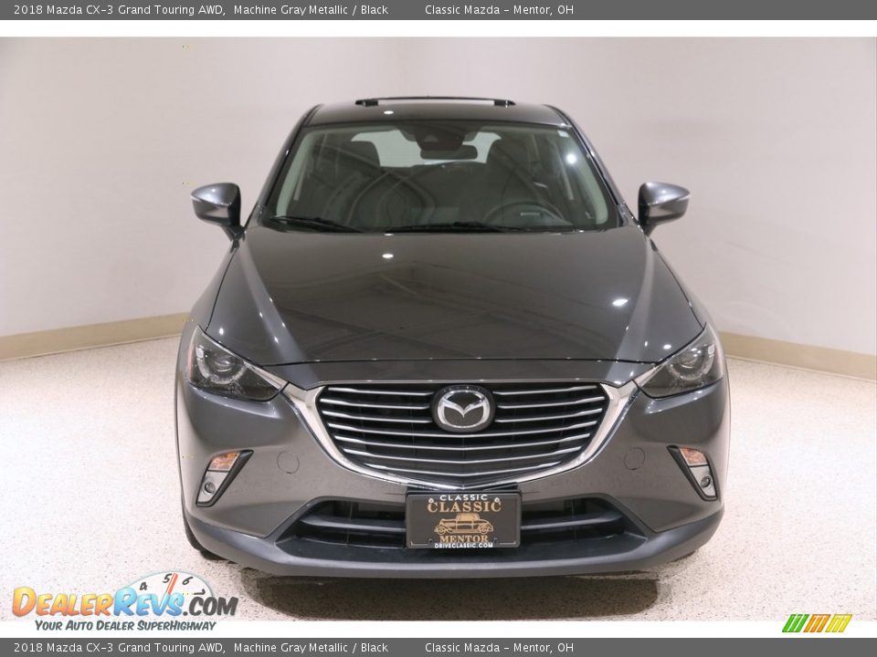 2018 Mazda CX-3 Grand Touring AWD Machine Gray Metallic / Black Photo #2