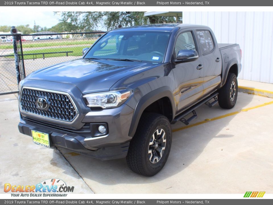 2019 Toyota Tacoma TRD Off-Road Double Cab 4x4 Magnetic Gray Metallic / Black Photo #4