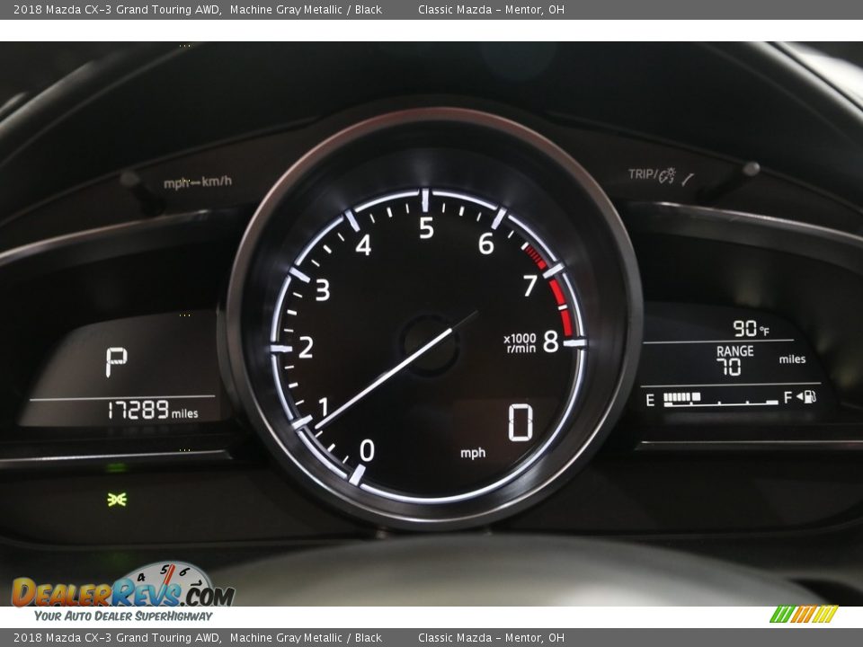 2018 Mazda CX-3 Grand Touring AWD Machine Gray Metallic / Black Photo #7
