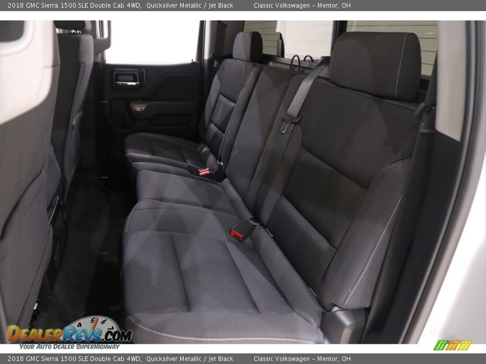2018 GMC Sierra 1500 SLE Double Cab 4WD Quicksilver Metallic / Jet Black Photo #17