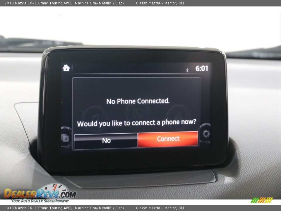 2018 Mazda CX-3 Grand Touring AWD Machine Gray Metallic / Black Photo #10