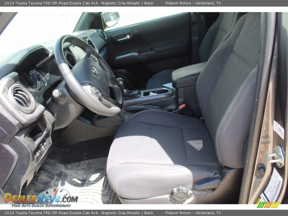 2019 Toyota Tacoma TRD Off-Road Double Cab 4x4 Magnetic Gray Metallic / Black Photo #10