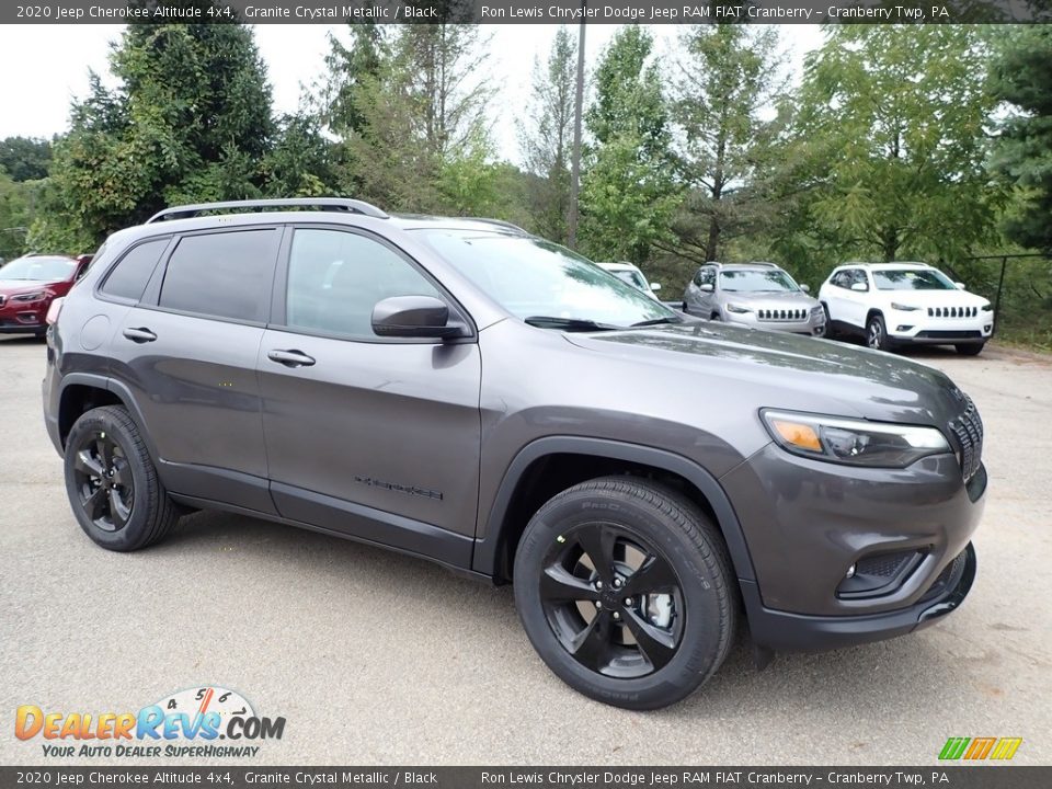 2020 Jeep Cherokee Altitude 4x4 Granite Crystal Metallic / Black Photo #3