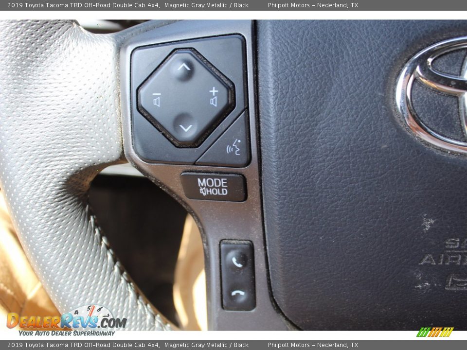 2019 Toyota Tacoma TRD Off-Road Double Cab 4x4 Magnetic Gray Metallic / Black Photo #11