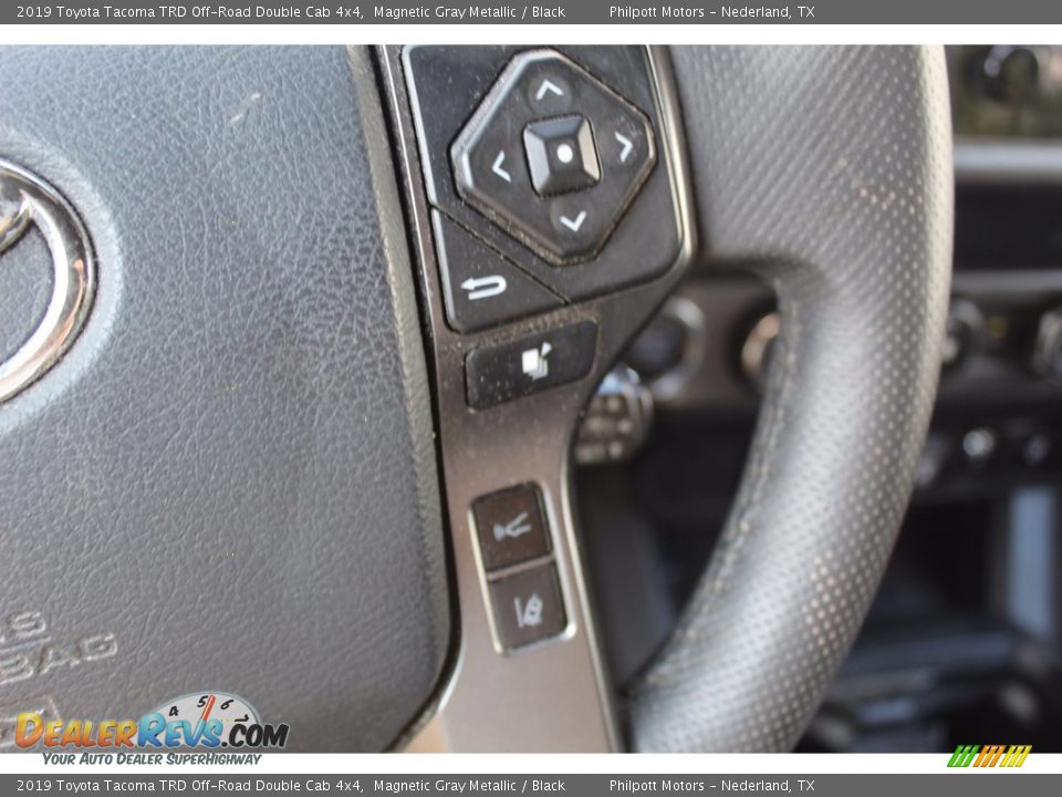 2019 Toyota Tacoma TRD Off-Road Double Cab 4x4 Magnetic Gray Metallic / Black Photo #12