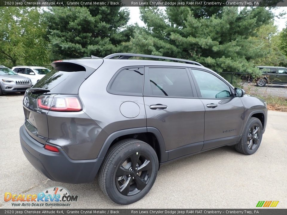 2020 Jeep Cherokee Altitude 4x4 Granite Crystal Metallic / Black Photo #5