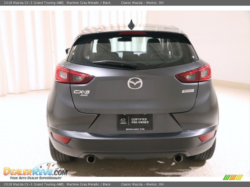 2018 Mazda CX-3 Grand Touring AWD Machine Gray Metallic / Black Photo #16