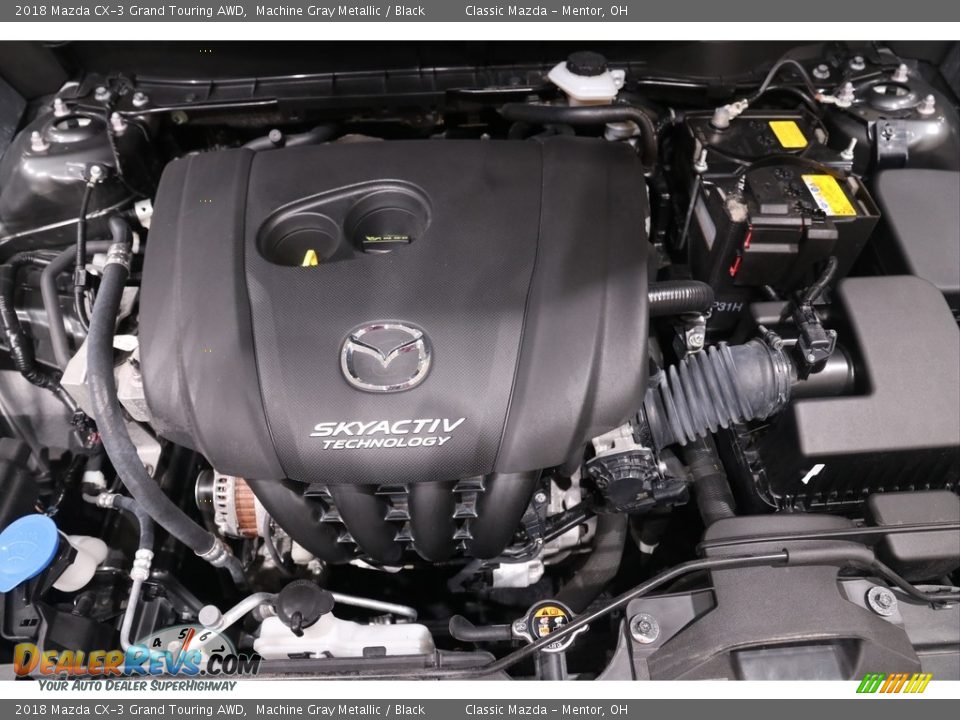 2018 Mazda CX-3 Grand Touring AWD Machine Gray Metallic / Black Photo #17