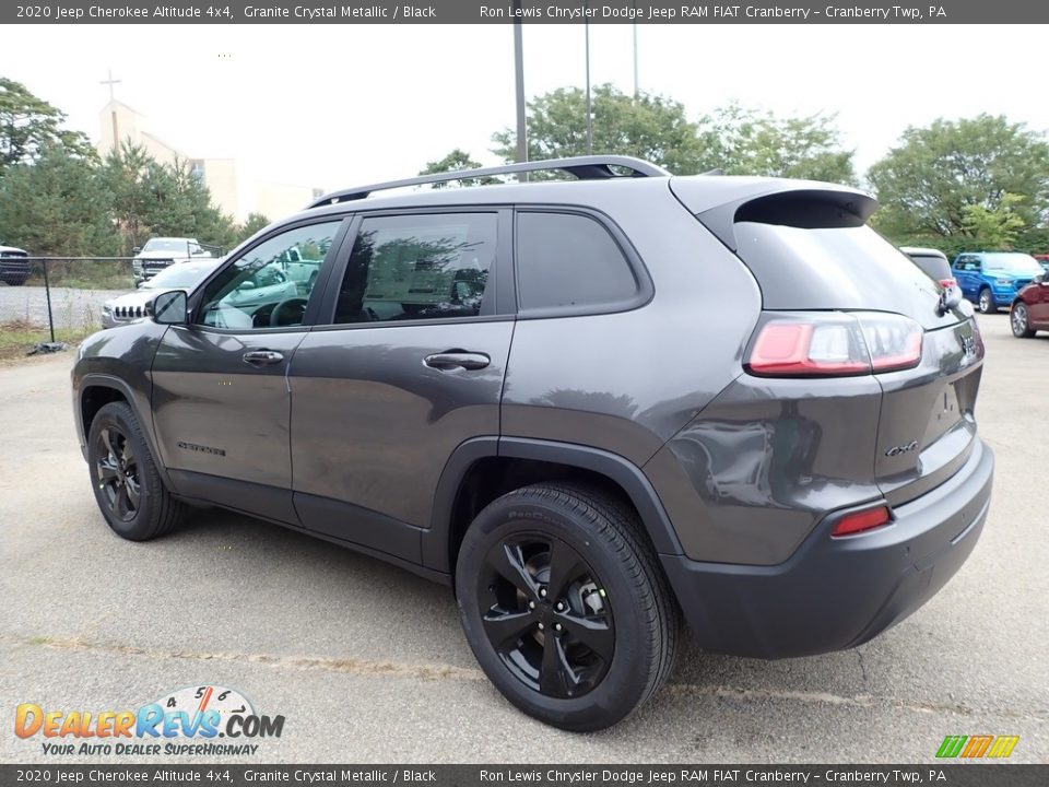 2020 Jeep Cherokee Altitude 4x4 Granite Crystal Metallic / Black Photo #8