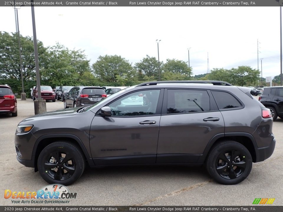 2020 Jeep Cherokee Altitude 4x4 Granite Crystal Metallic / Black Photo #9